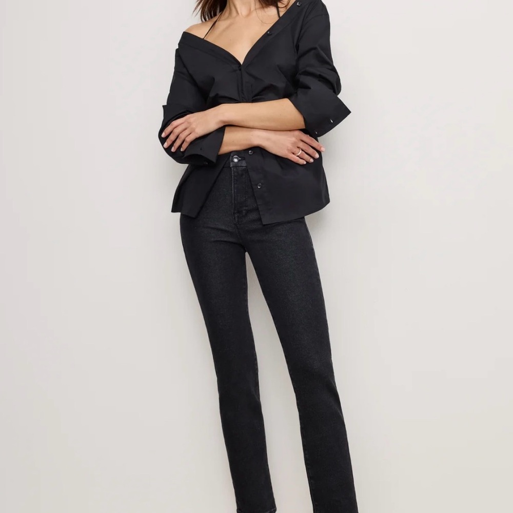 Good American Black Skinny Jeans